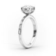 The Jennifer Set With A 2.5 Carat Round Lab Diamond Hot on Sale