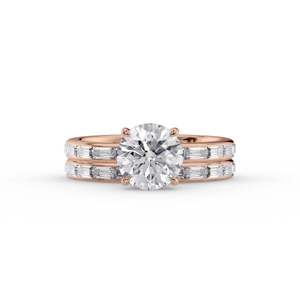 The Jennifer Set With A 1.5 Carat Round Lab Diamond Cheap