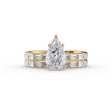 The Jennifer Set With A 2.5 Carat Pear Lab Diamond For Discount