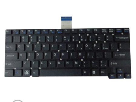 New Sony VAIO SVT13 Black Laptop Keyboard - No Frame Online Sale