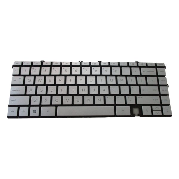 New Silver Backlit Keyboard for HP Envy 13-BA Laptops - US Version Hot on Sale