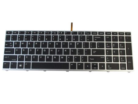 New HP ProBook 450 G5 455 G5 470 G5 Backlit Keyboard w  Silver Frame Online Sale