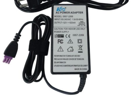 New Aftermarket HP 0957-2269 0957-2242 Printer Ac Power Supply Adapter & Cord +32V - 625mA Online Hot Sale