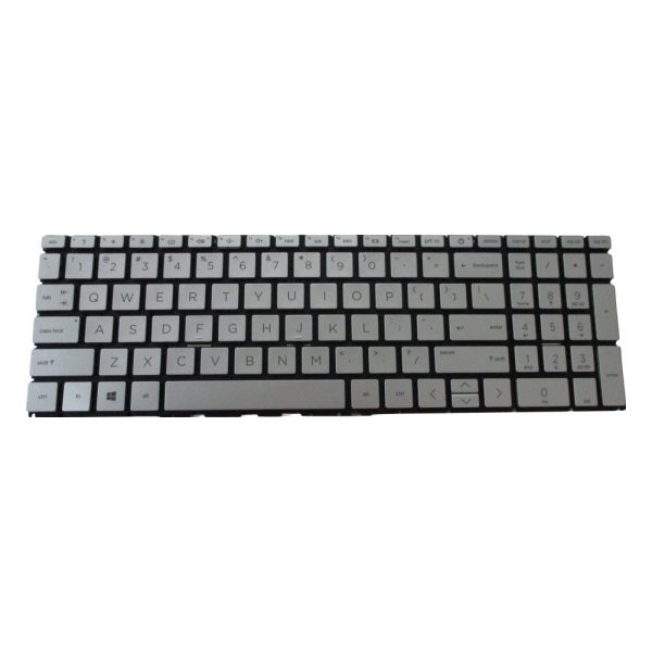 New Non-Backlit Silver Keyboard For HP Pavilion 15-EH 15Z-EH 15-EG 15T-EG Laptops Discount