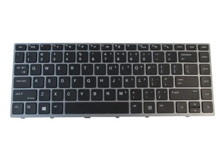 New HP ProBook 430 G5 440 G5 445 G5 Keyboard w  Silver Frame (Non-Backlit) For Cheap