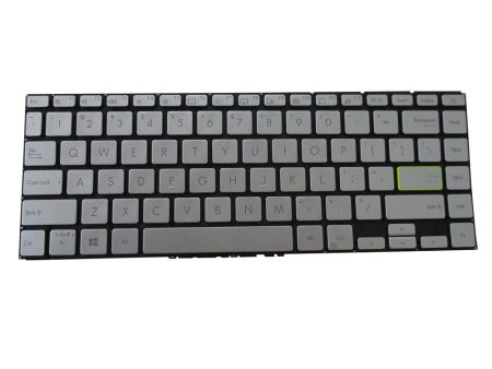 New Silver Replacement Backlit Keyboard For Asus VivoBook S14 S433 Laptops Hot on Sale