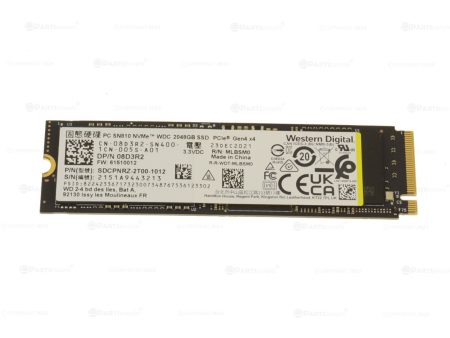 New Western Digital SN810 2TB NVMe PCIE SSD Hard Drive M.2 2280 Card Gen4 x4 2TB 8D3R2 Sale