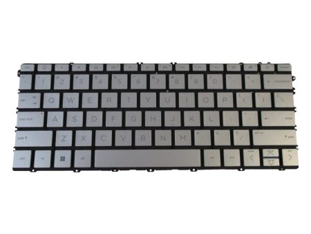 New Silver Backlit Keyboard for HP Envy X360 2-in-1 13-BF Laptops Online now