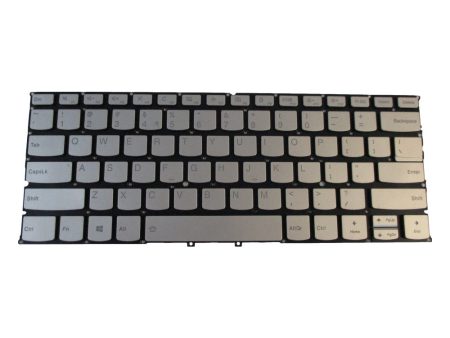 New Lenovo IdeaPad Yoga C940-14IIL 81Q9 Silver Backlit Keyboard Online now