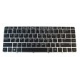 New Backlit Keyboard w  Silver Frame for HP EliteBook 745 840 G3 G4 - No Pointer Fashion