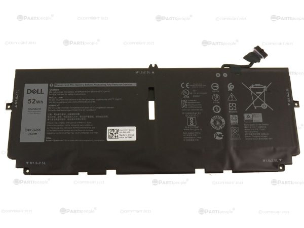 New Dell Original XPS 9300 9310 Laptop 4-Cell 52Wh OEM Battery 722KK Online now