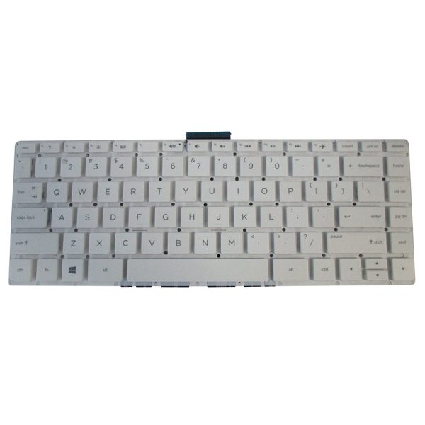 New HP Stream 14-AX White US Keyboard Discount