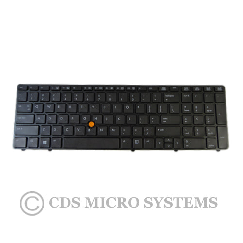 New Keyboard w  Black Frame & Pointer for HP Elitebook 8560P For Discount