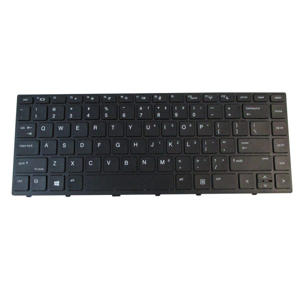 New HP ProBook 430 G5 440 G5 445 G5 Non-Backlit Keyboard w  Black Frame Sale