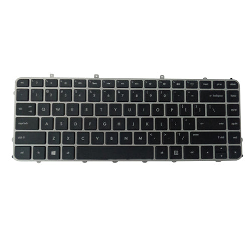 New Keyboard w  Silver Frame for HP Envy Sleekbook 4-1000 6-1000 Laptops Online now