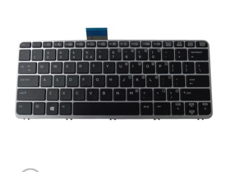 New Backlit Keyboard w  Silver Frame for HP Elitebook Folio 1020 G1 Laptops For Discount