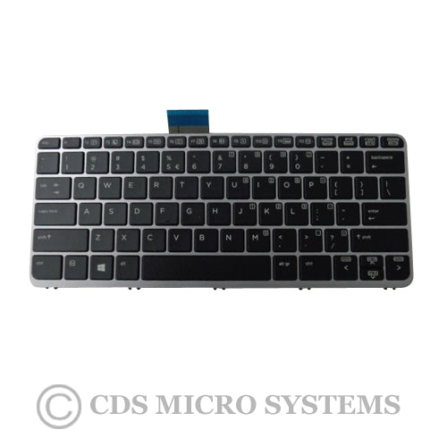 New Backlit Keyboard w  Silver Frame for HP Elitebook Folio 1020 G1 Laptops For Discount