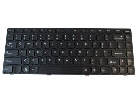 New Lenovo IdeaPad Y480 Y485 Non-Backlit Keyboard w  Black Frame on Sale