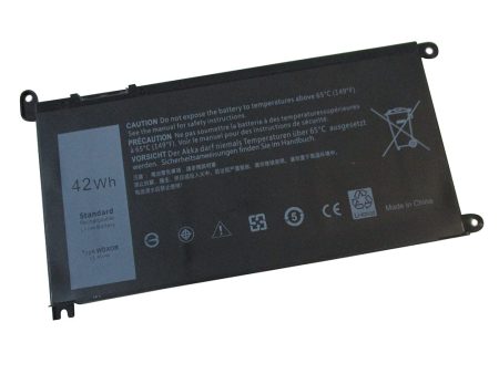 New Laptop Battery for Dell WDX0R Y3F7Y CYMGM 3CRH3 8YPRW FW8KR FC92N 11.4V 42Wh For Discount