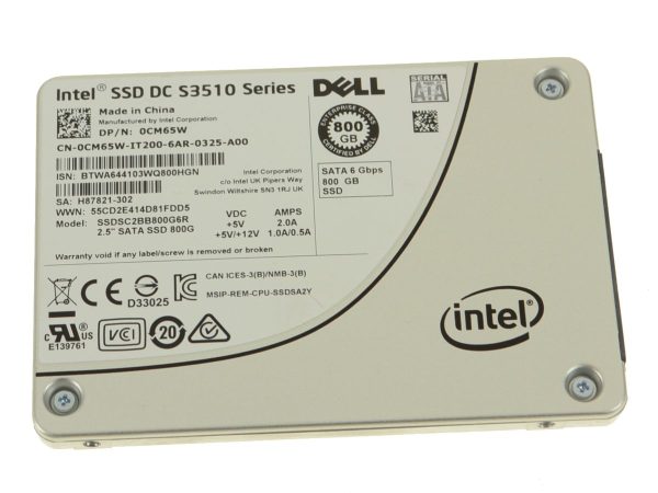 Used Intel S3510 Series 800GB Gigabyte SATA III SSD 6Gbp s 2.5  Internal Solid State Drive 7mm SSD CM65W Online Hot Sale