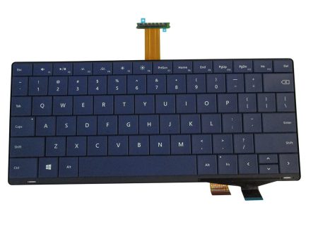 New Microsoft Surface Pro 3 Pro 4 Blue Replacement Keyboard Online Hot Sale