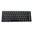 New Keyboard w  Pointer for HP Elitebook 8460P 8470P Laptops - Silver Frame Cheap