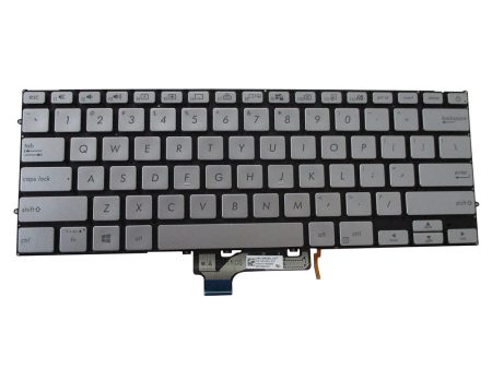 New Silver Backlit Keyboard for Asus VivoBook S14 S431 Laptops Cheap