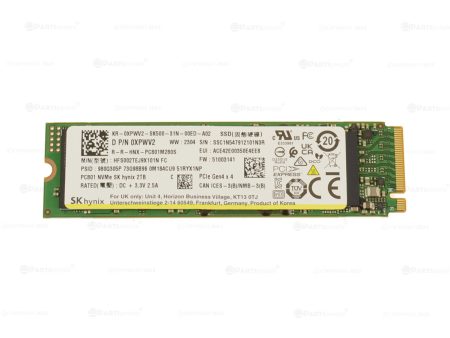 New SK Hynix 2TB NVMe PCIE SSD Hard Drive M.2 2280 Card Gen4 x4 2TB XPWV2 Online Sale